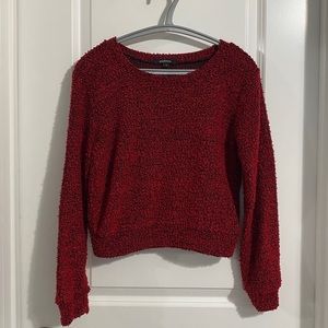 Ambiance Red Crew Neck Sweater